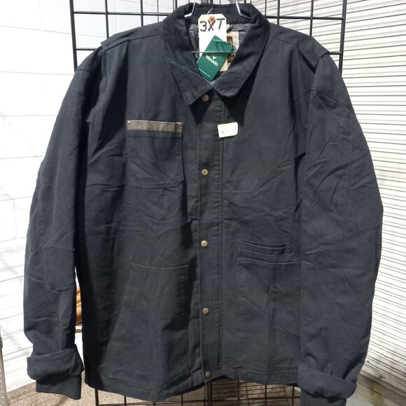 CANVAS CONCEALED CARRY JACKET - Black | 3XLT - Picture 2 of 7